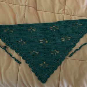 crochet dragonfly bandanna